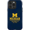 University of Michigan Ann Arbor Est 1817 iPhone 15 Pro Impact Case